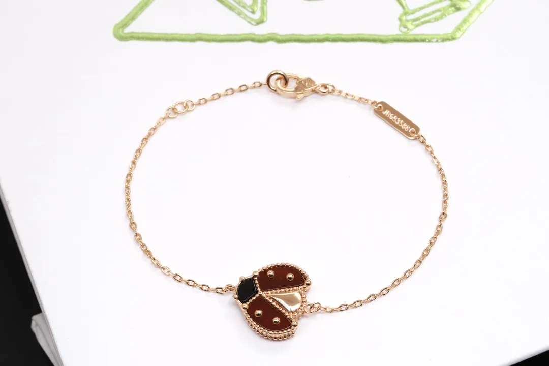 Lucky Spring Ladybug Bracelet (18K Gold-Plated Sterling Silver) D19016584 — view 3