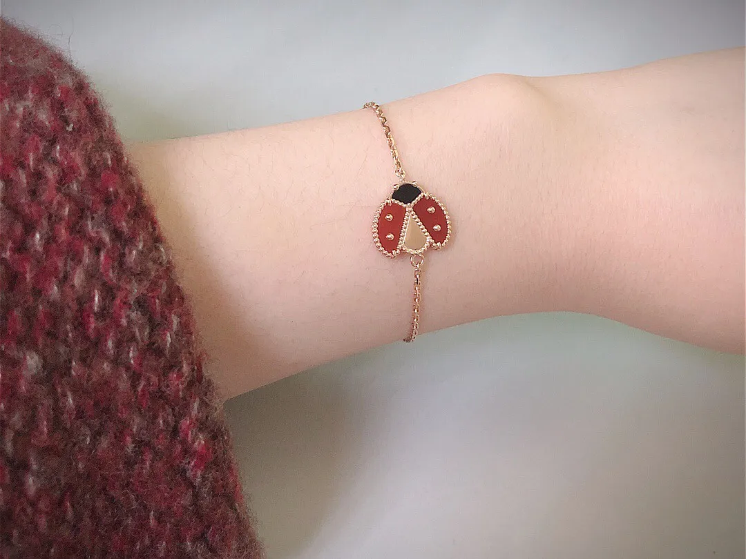 Lucky Spring Ladybug Bracelet (18K Gold-Plated Sterling Silver) D19016584 — view 8