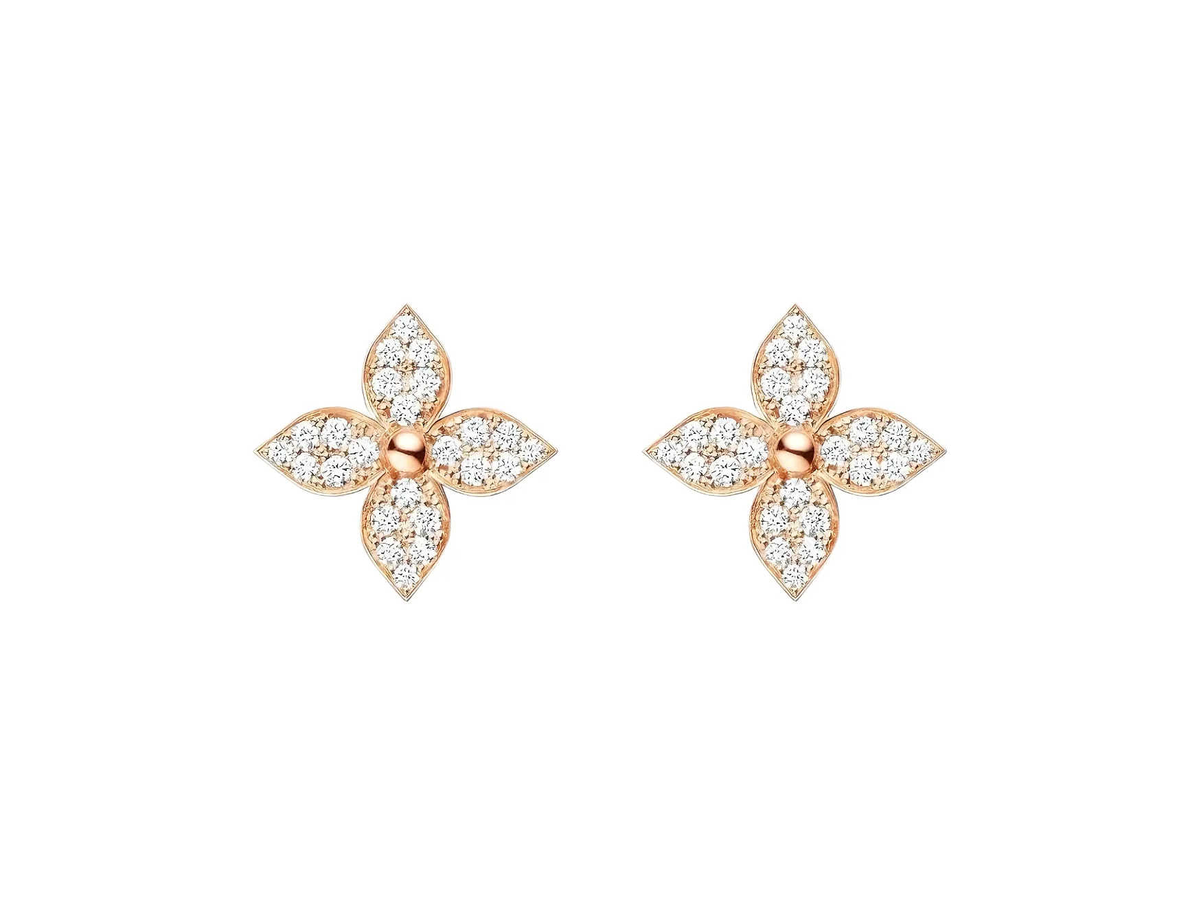 Clover Pavé Crystal Stud Earrings D10516806