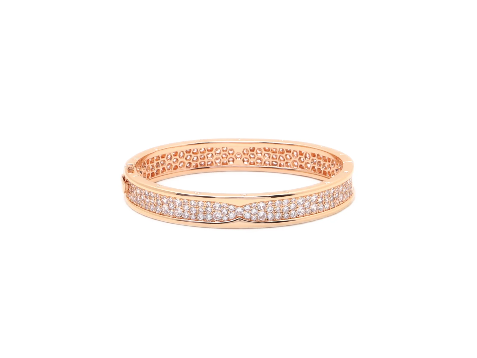 B.zero1 Rock Pave-Set Bangle D19017676 — view 2