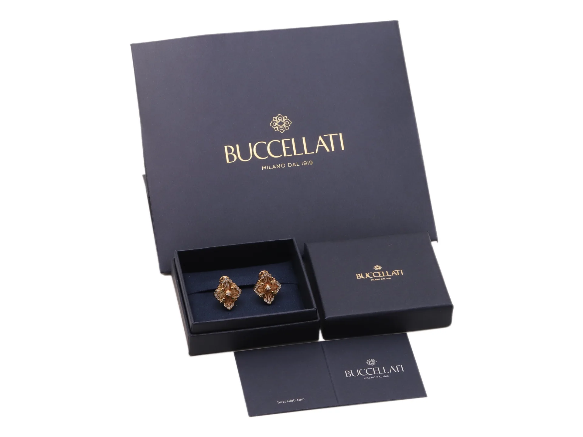 Opera Mother-of-Pearl Earrings (Gold-Plated Brass) D13517616 — view 2