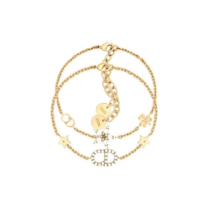 Petit CD Crystal Multi-Charm Bracelet Set D15517733