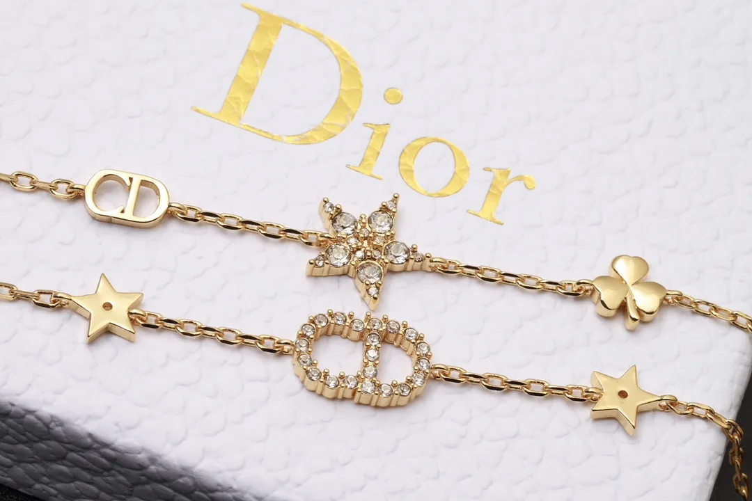 Petit CD Crystal Multi-Charm Bracelet Set D15517733 — view 4