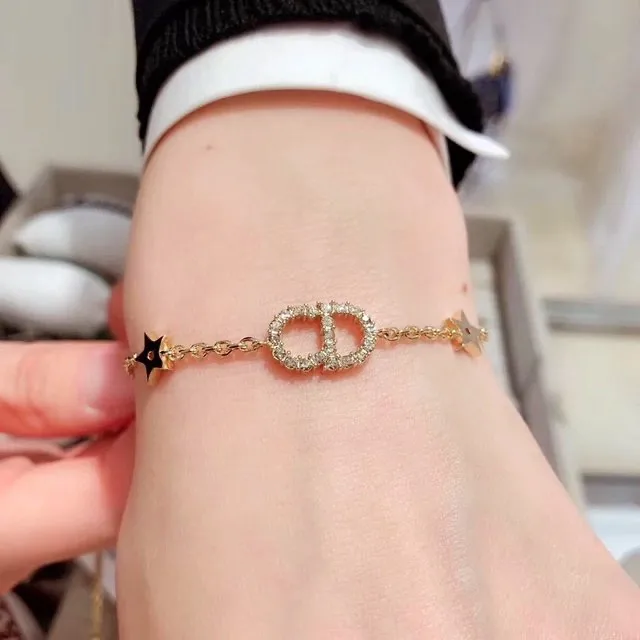 Petit CD Crystal Multi-Charm Bracelet Set D15517733 — view 7