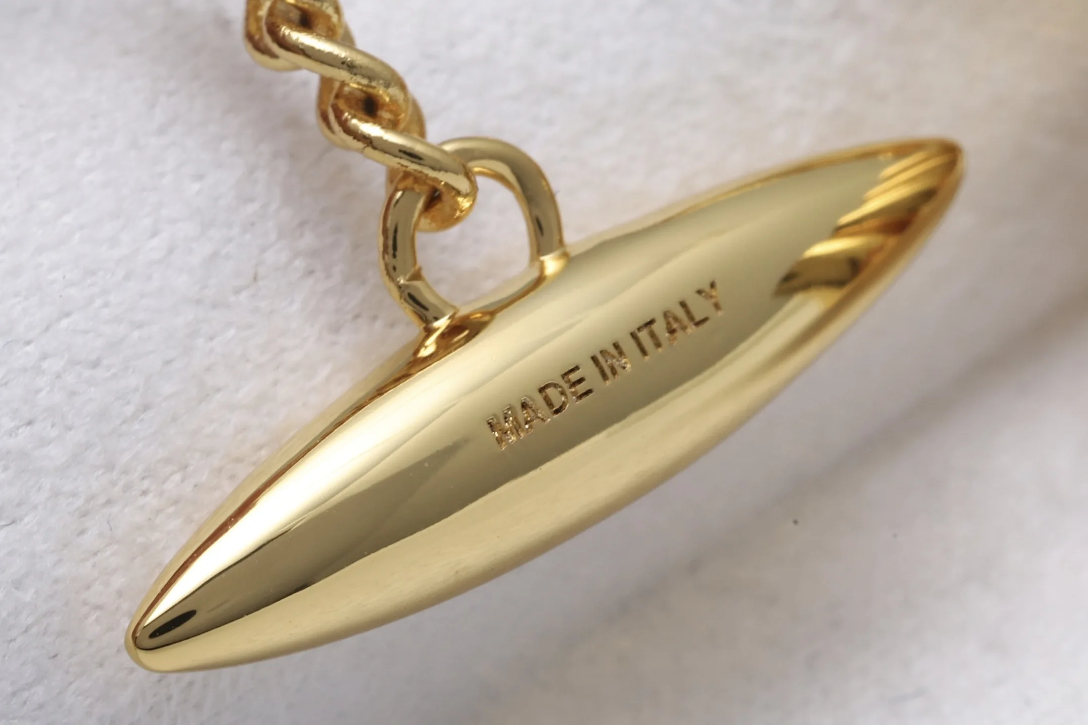 Anagram Pendant Necklace in Brass D15016732 — view 6