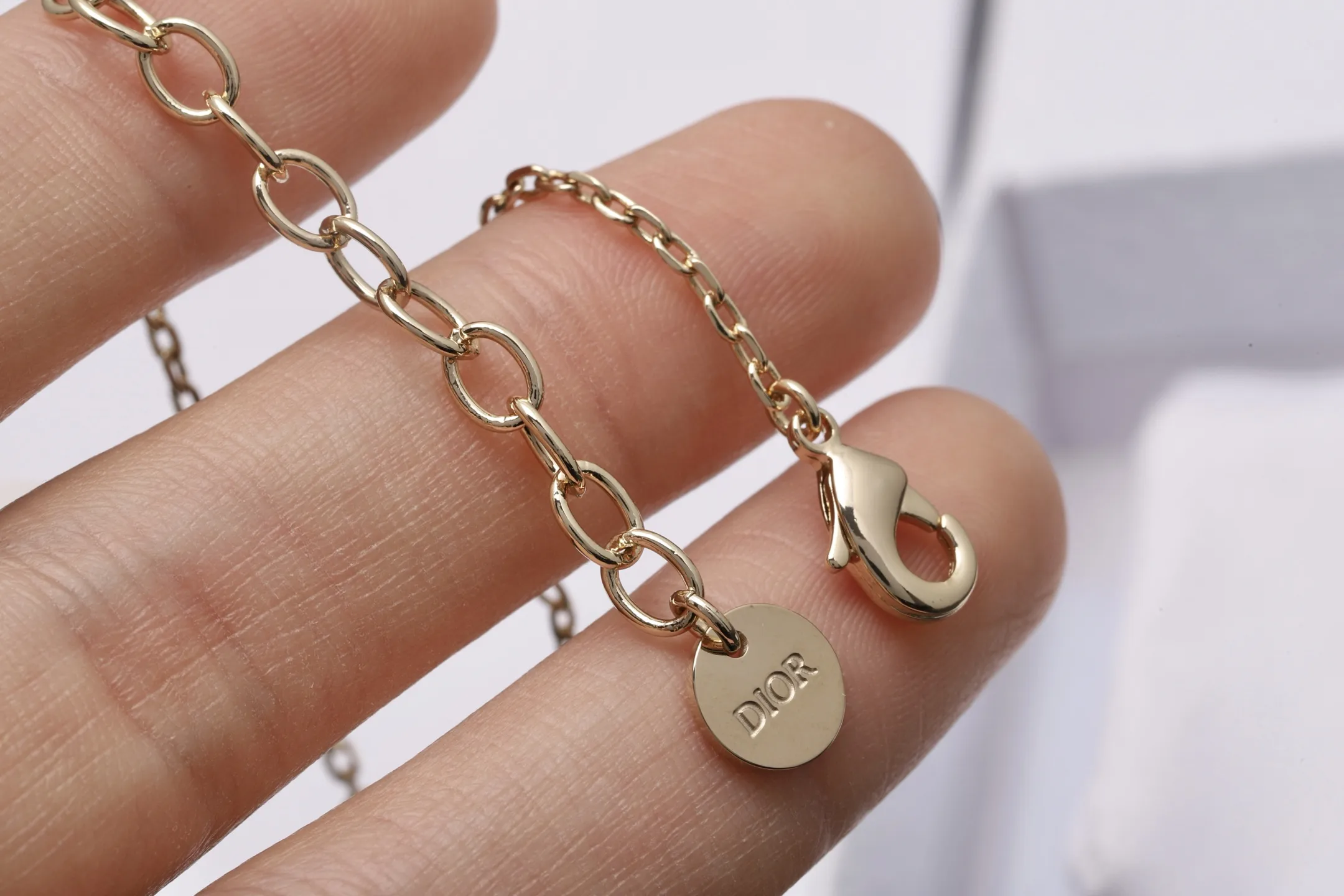 CD Floral Pearl Charm Bracelet D13517097 — view 6