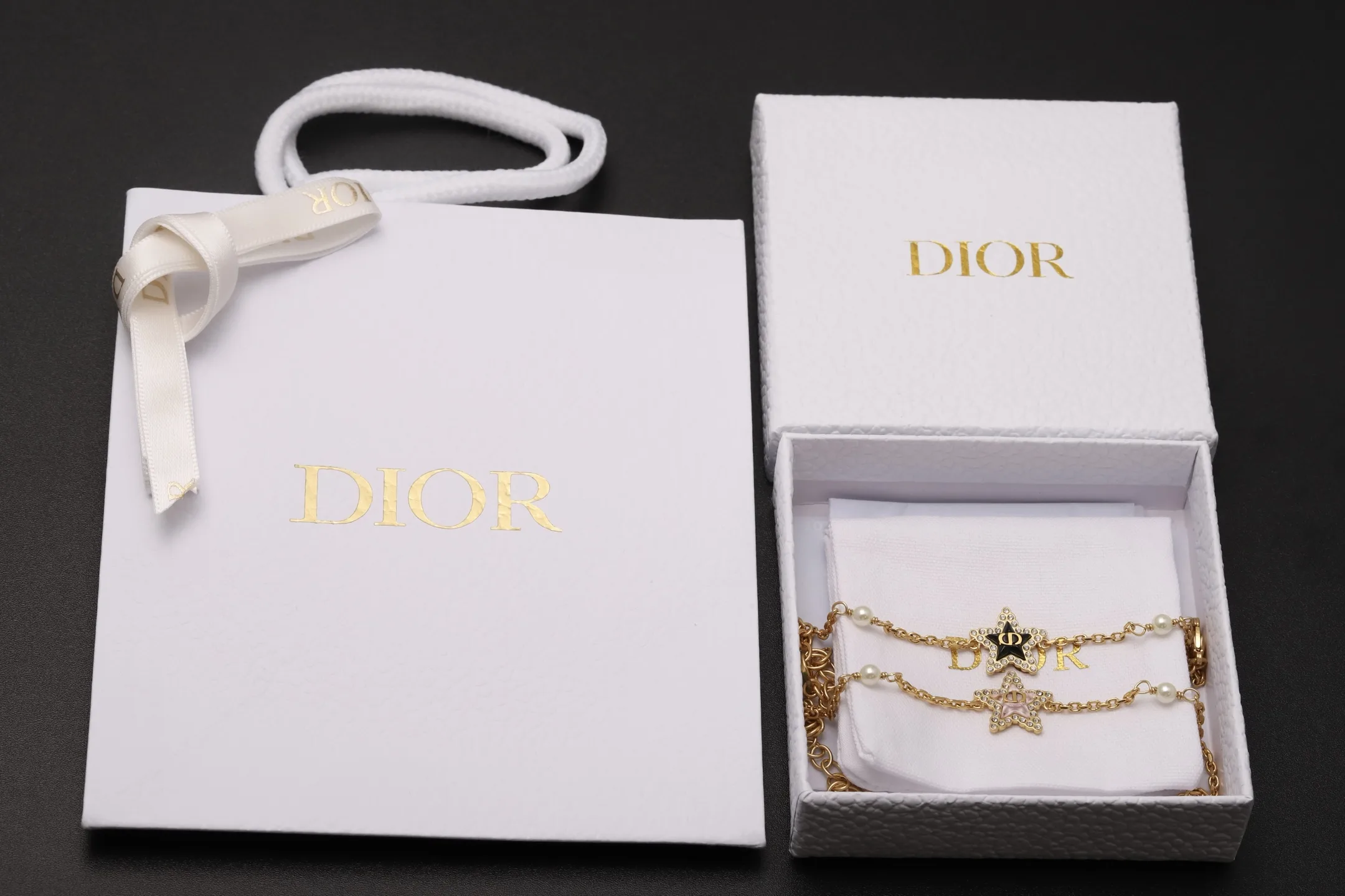 Star and CD Logo Crystal-Embellished Bracelet D13517220 — view 2