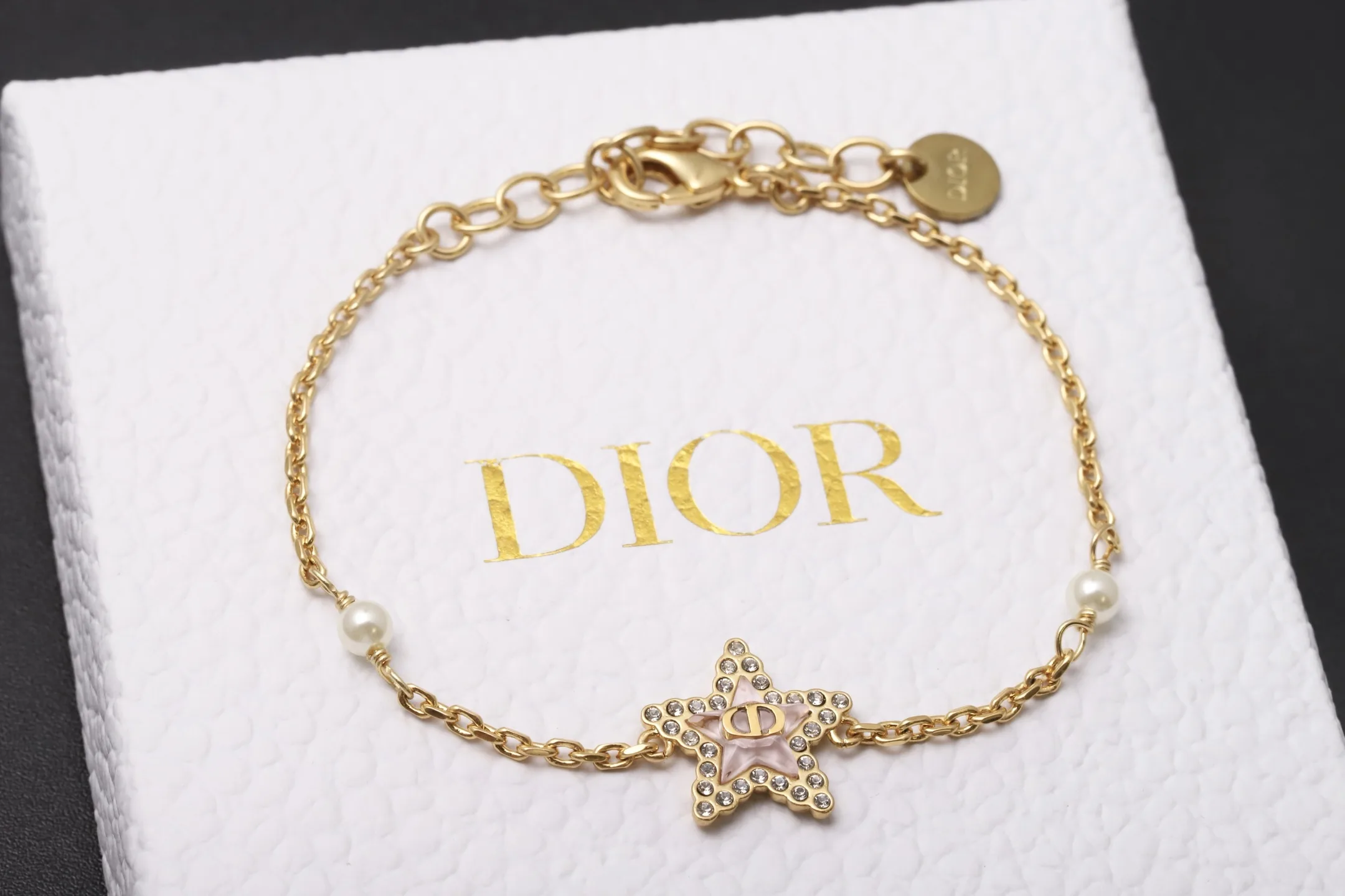 Star and CD Logo Crystal-Embellished Bracelet D13517220 — view 4