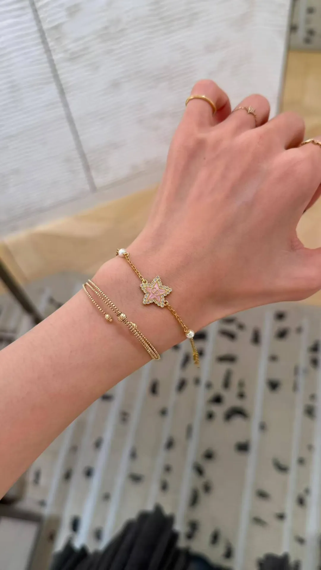 Star and CD Logo Crystal-Embellished Bracelet D13517220 — view 9
