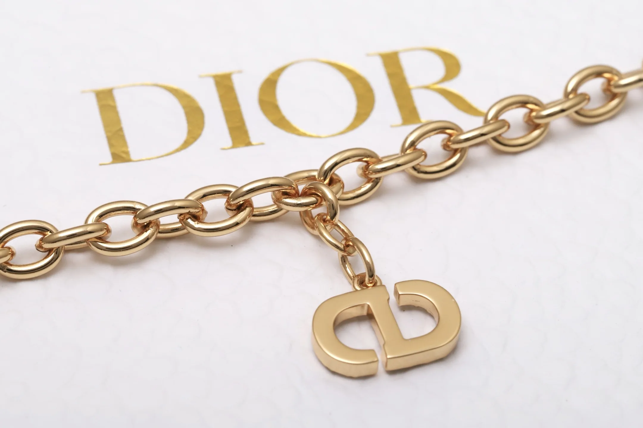 CD Icon Crystal-Embellished Chain Bracelet D10517262 — view 7