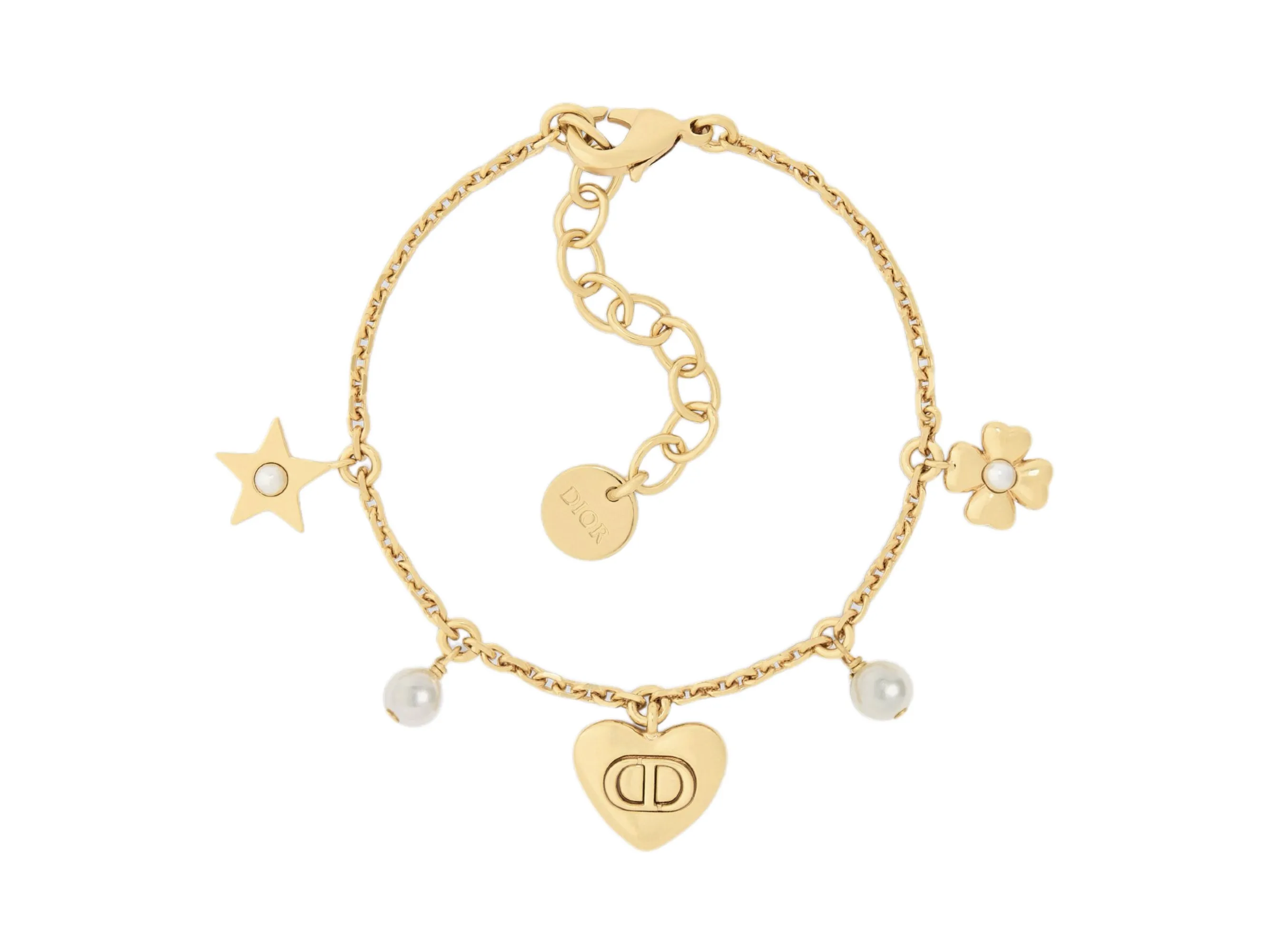 Dior Charm Bracelet with Resin Pearls D14017268