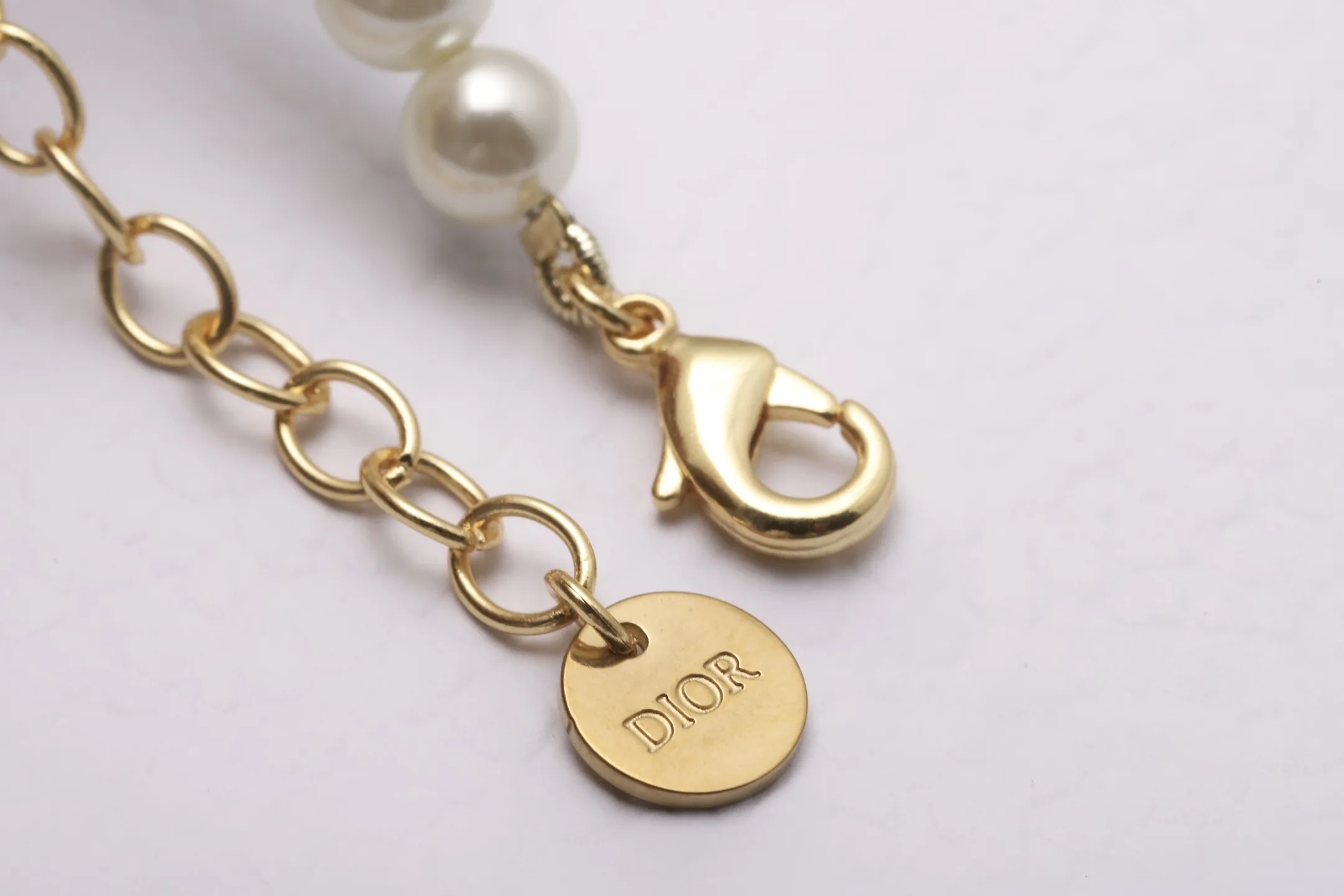 Dior Cube Logo and Faux Pearl Bracelet D15517247 — view 5