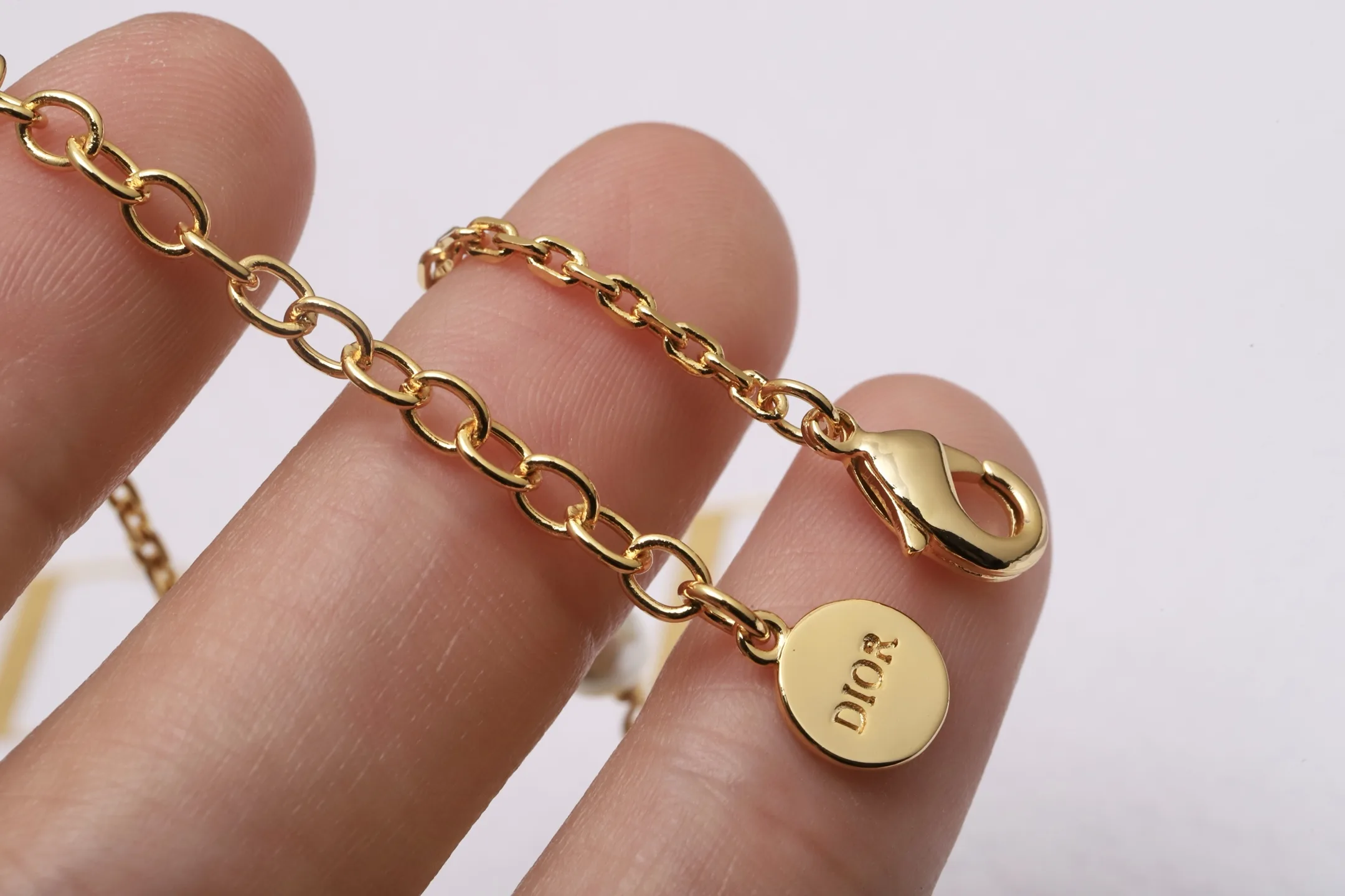 Petit CD Jolie Bracelet with Resin Pearls and Crystals D13017508 — view 6
