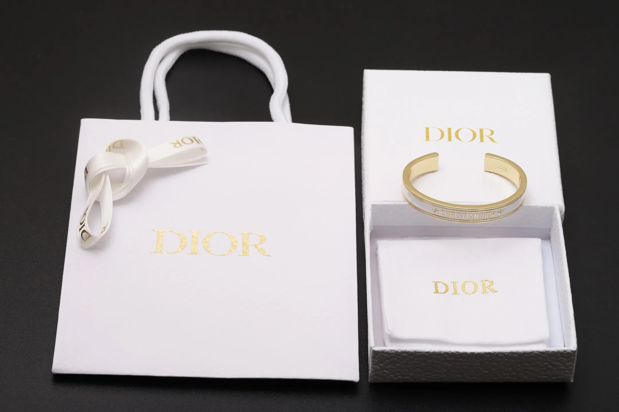 Christian Dior Enamel Cuff Bangle D15017261 — view 2