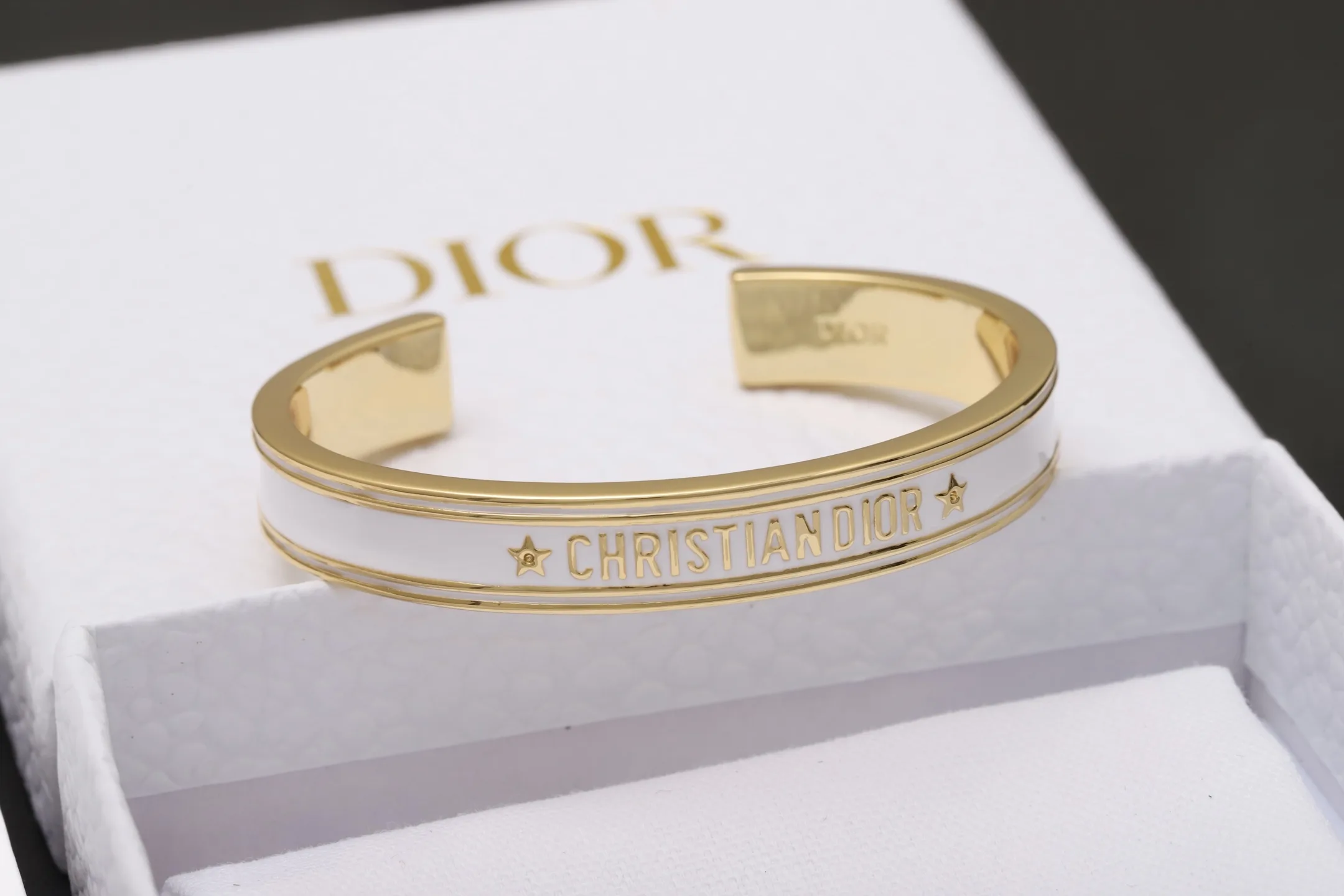Christian Dior Enamel Cuff Bangle D15017261 — view 4