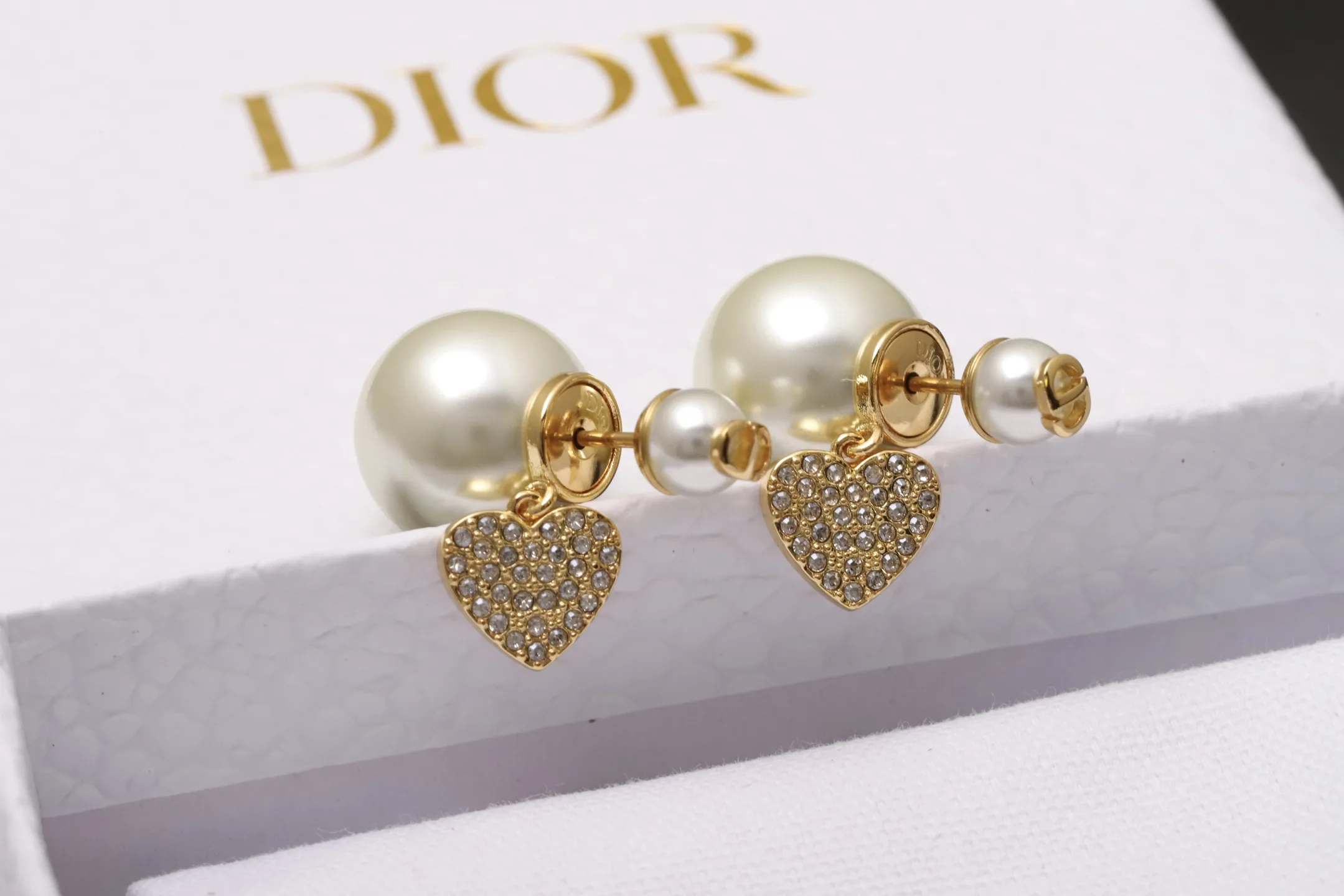 Tribales Heart Charm Crystal Earrings D14017376 — view 4