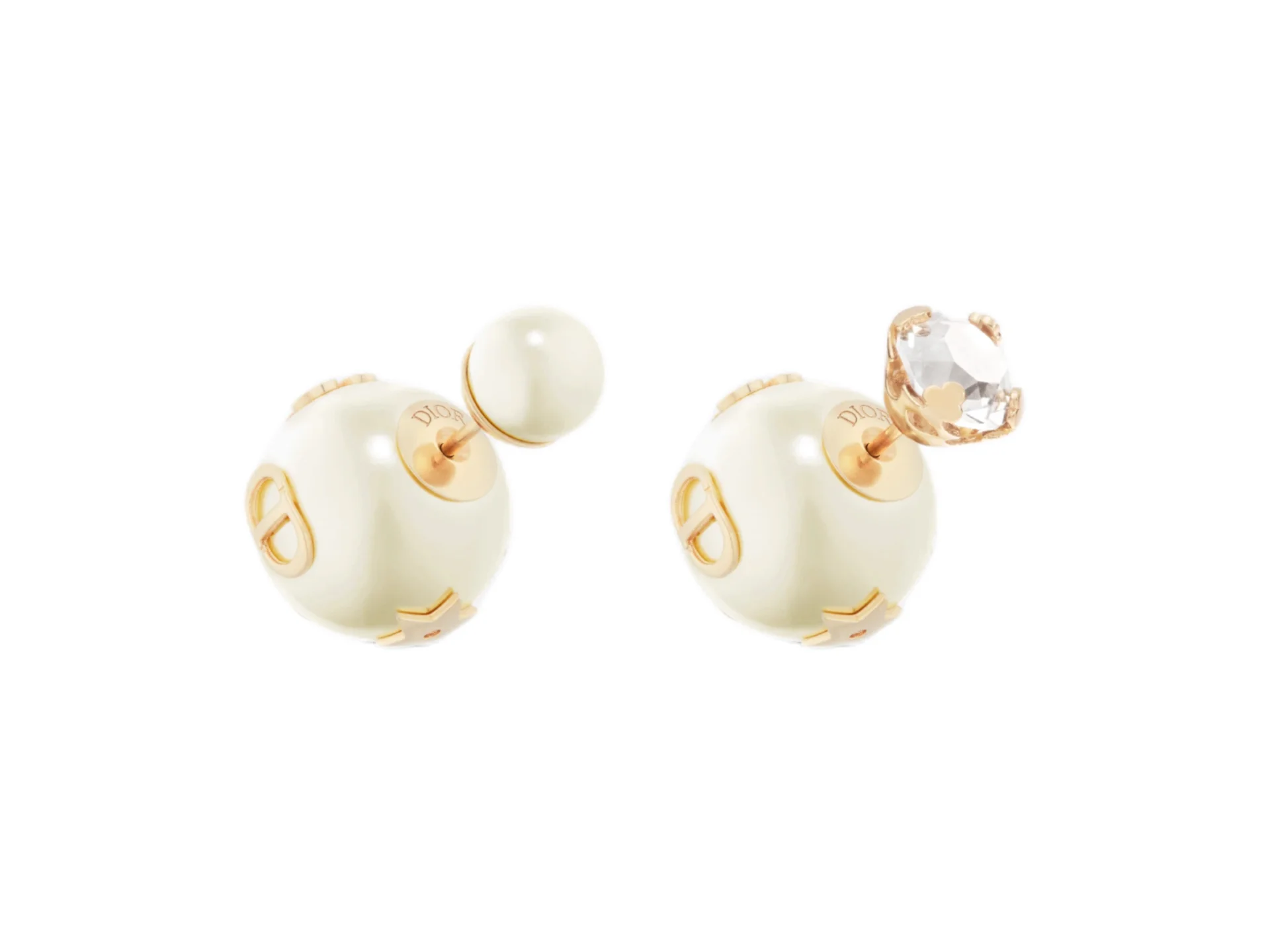 Tribales Resin Pearl and Crystal Earrings D14017105