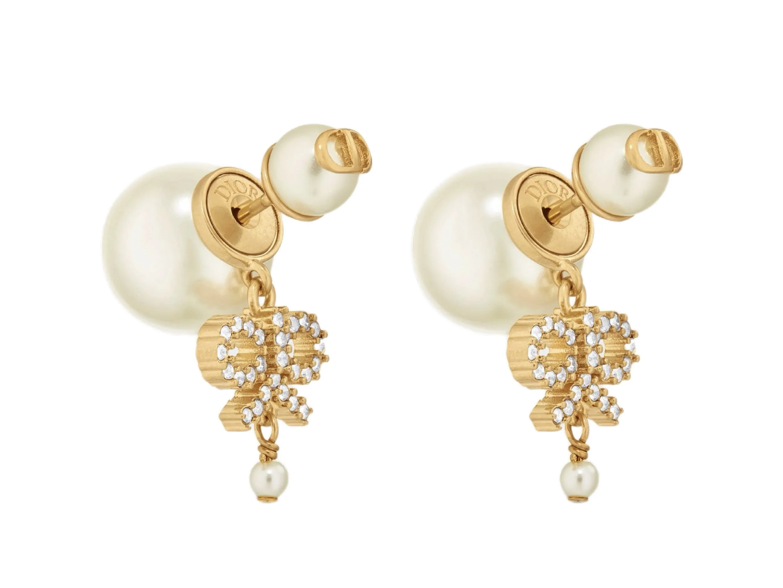 Dior Tribales Bow Pendant Earrings D12517538