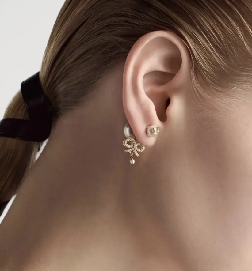 Dior Tribales Bow Pendant Earrings D12517538 — view 8