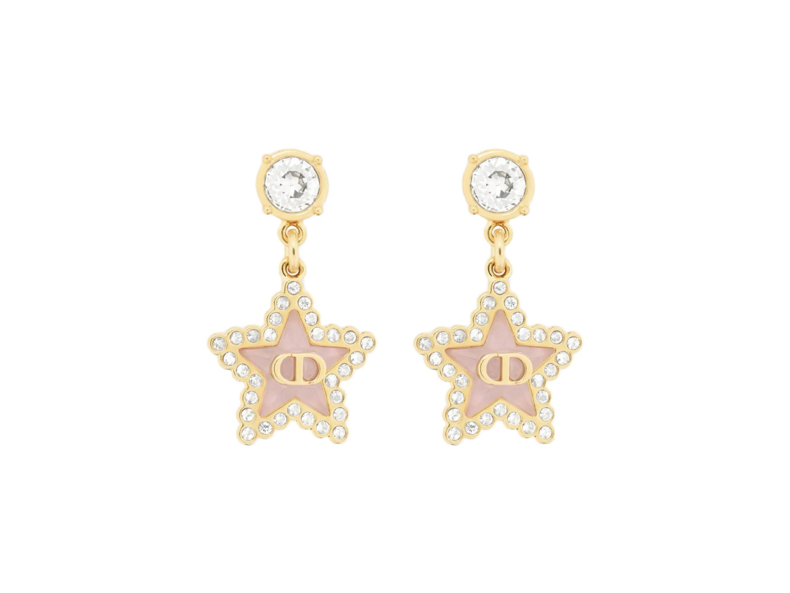 Star CD Crystal Drop Earrings D14017207
