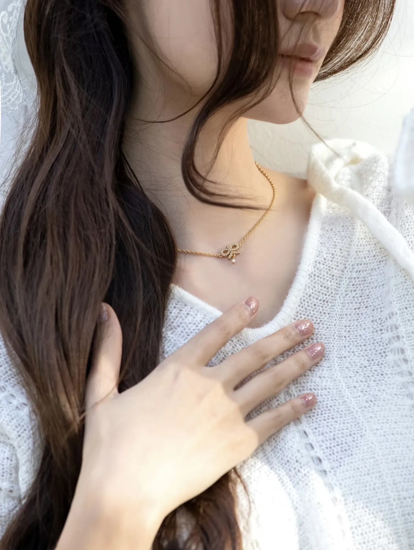 Le Nœud de Dior Bow Pendant Necklace D11517528 — view 9