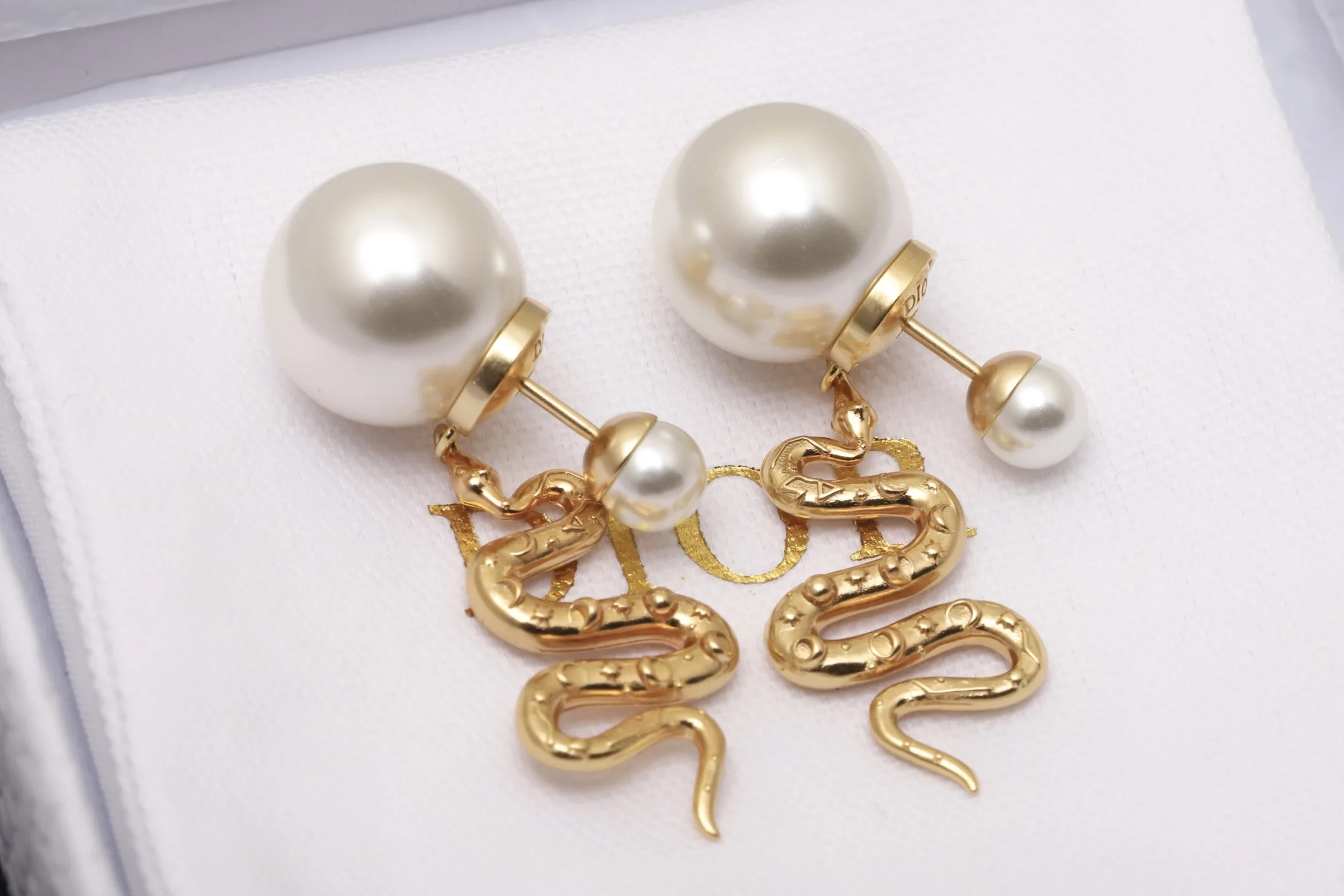Dior Tribales Snake Pendant Earrings D13517507 — view 4