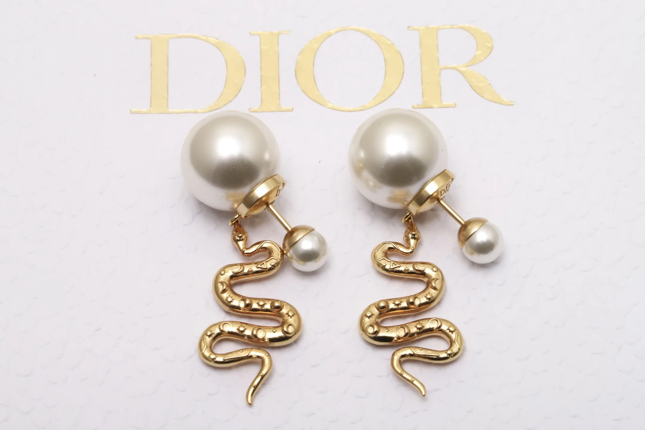 Dior Tribales Snake Pendant Earrings D13517507 — view 5