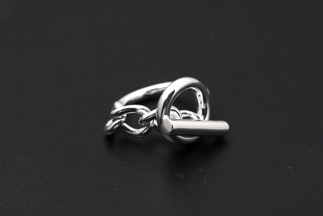 Croisette Chain Link Ring (Sterling Silver) D18017723