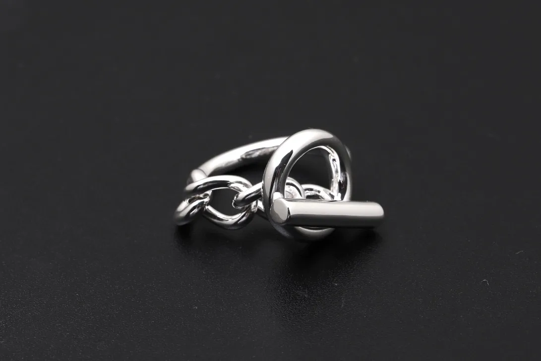 Croisette Chain Link Ring (Sterling Silver) D18017723