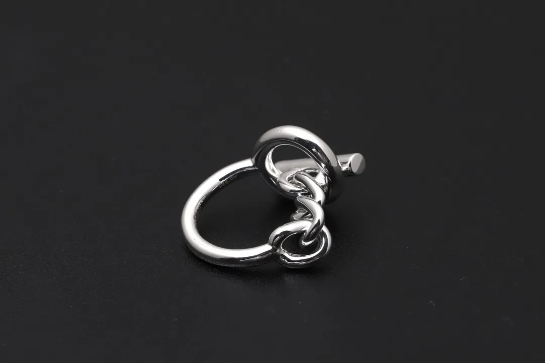 Croisette Chain Link Ring (Sterling Silver) D18017723 — view 2
