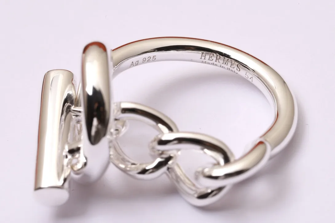 Croisette Chain Link Ring (Sterling Silver) D18017723 — view 5