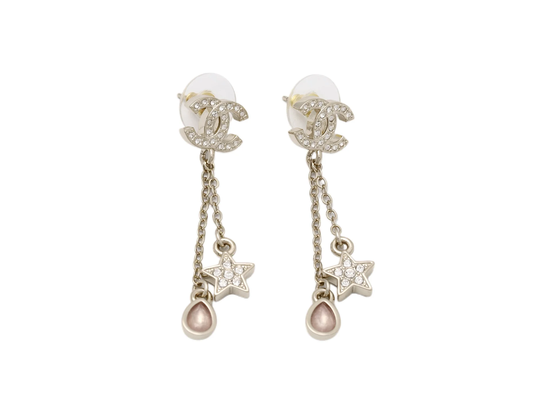 Crystal Double C Star Drop Earrings D14016620