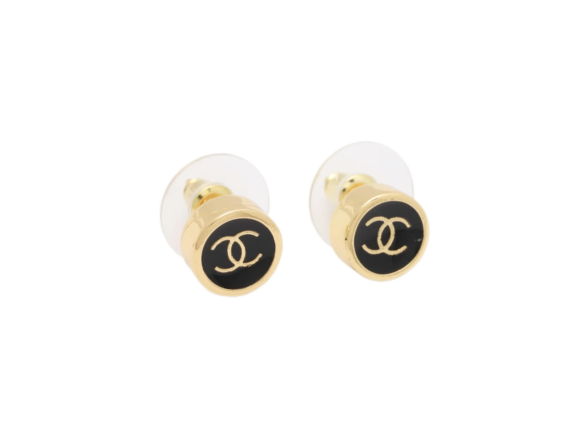 Enamel CC Logo Stud Earrings D13517244