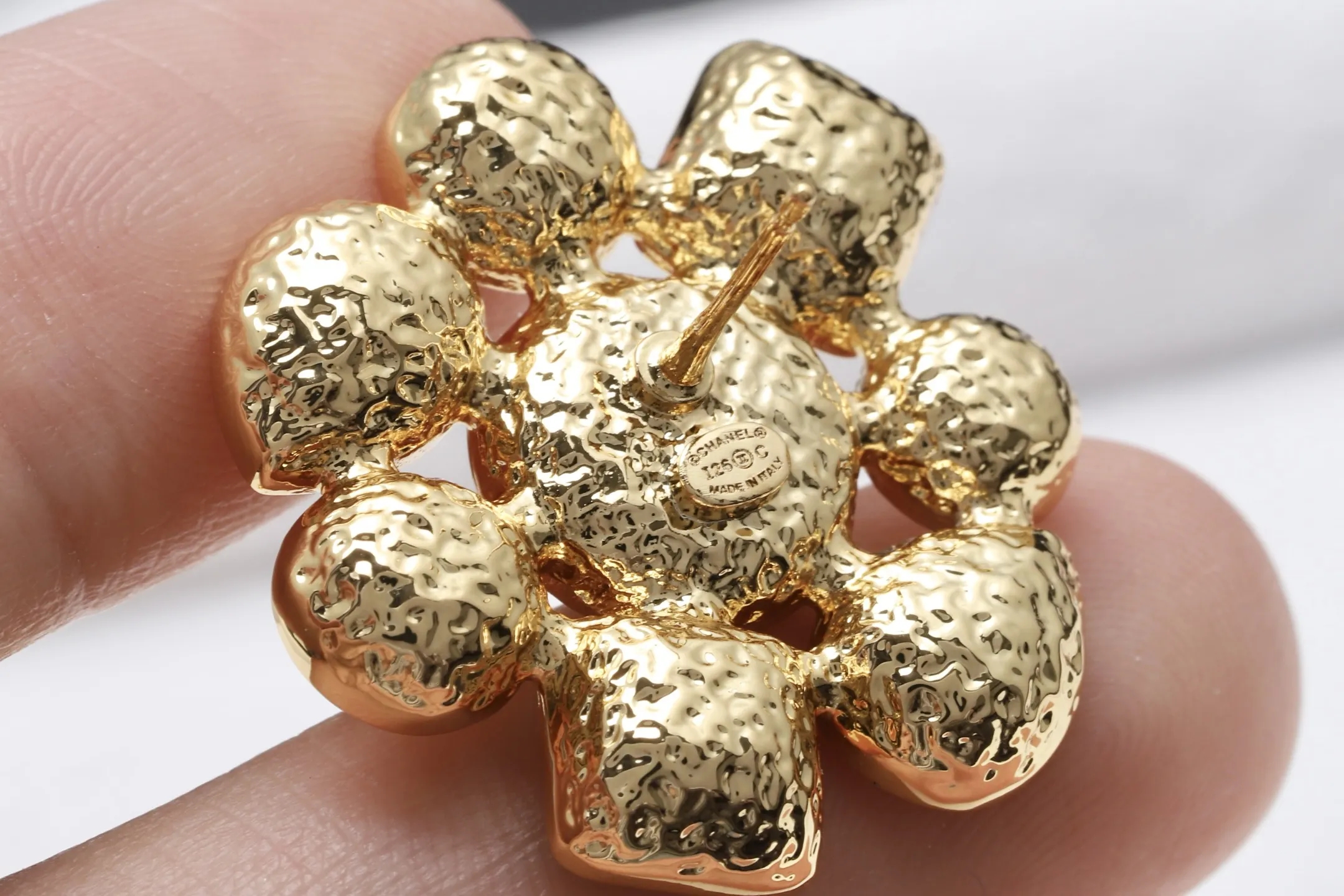 Vintage CC Multi-Crystal Stud Earrings D16517032 — view 6