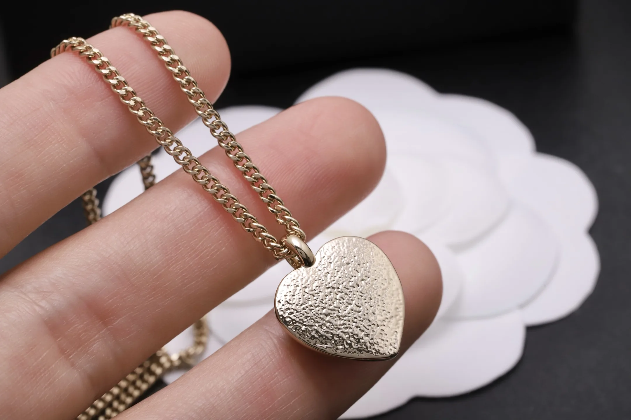 Heart Obsidian Pendant Necklace D12517303 — view 5
