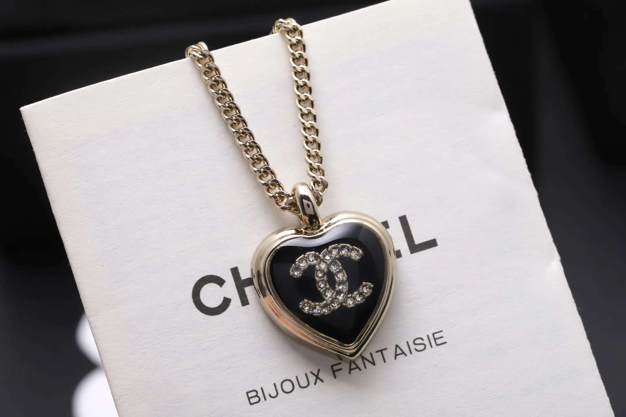 Heart Obsidian Pendant Necklace D12517303 — view 7