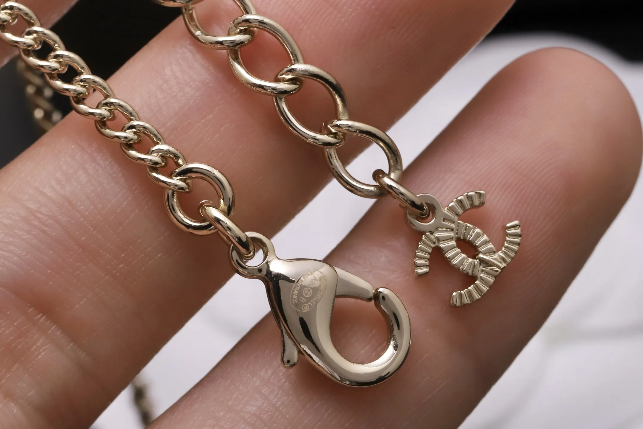 Bow Pendant Necklace with Leather Chain Detail D14017304 — view 6