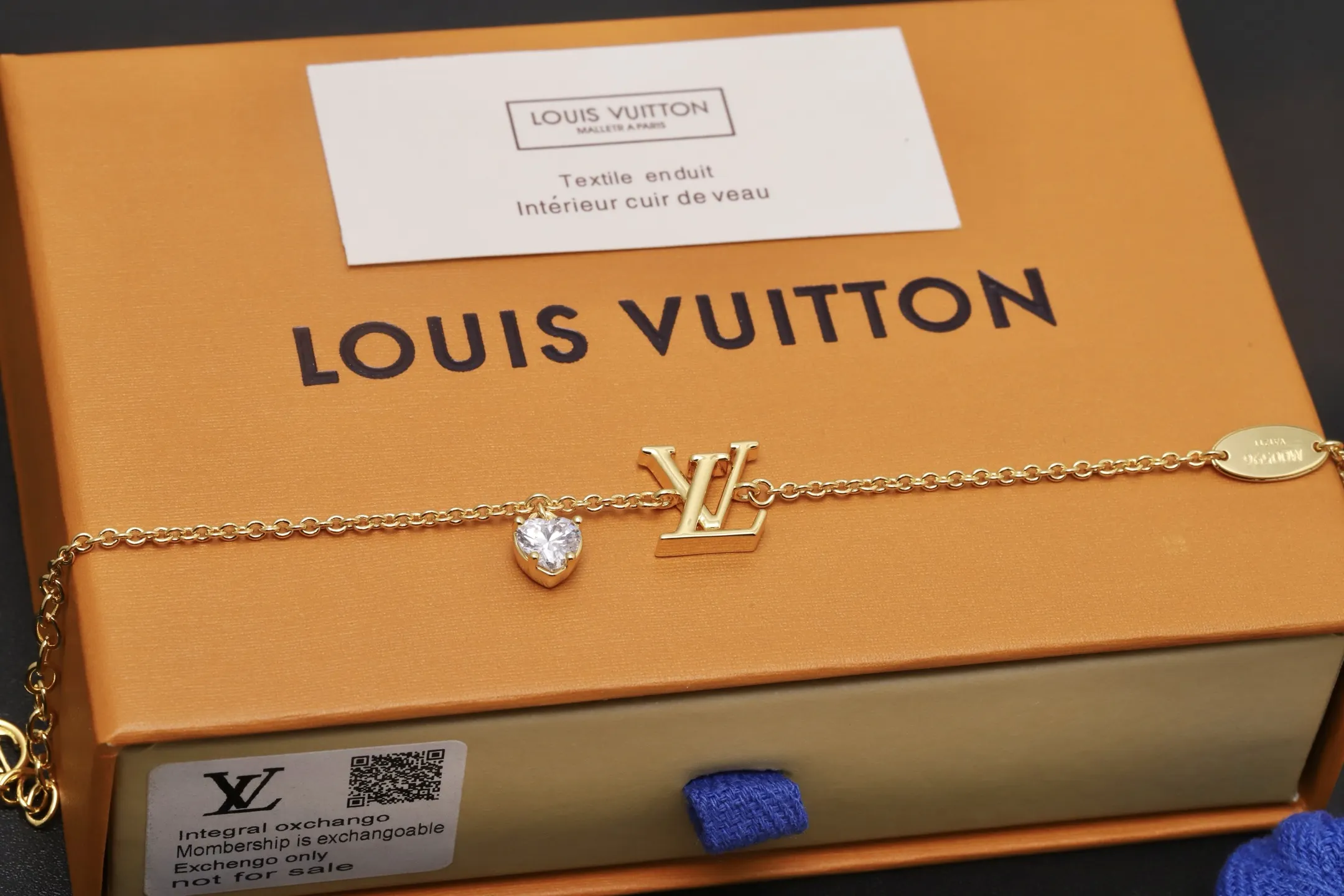 Flowergram Heart Charm Chain Bracelet D13517479 — view 4