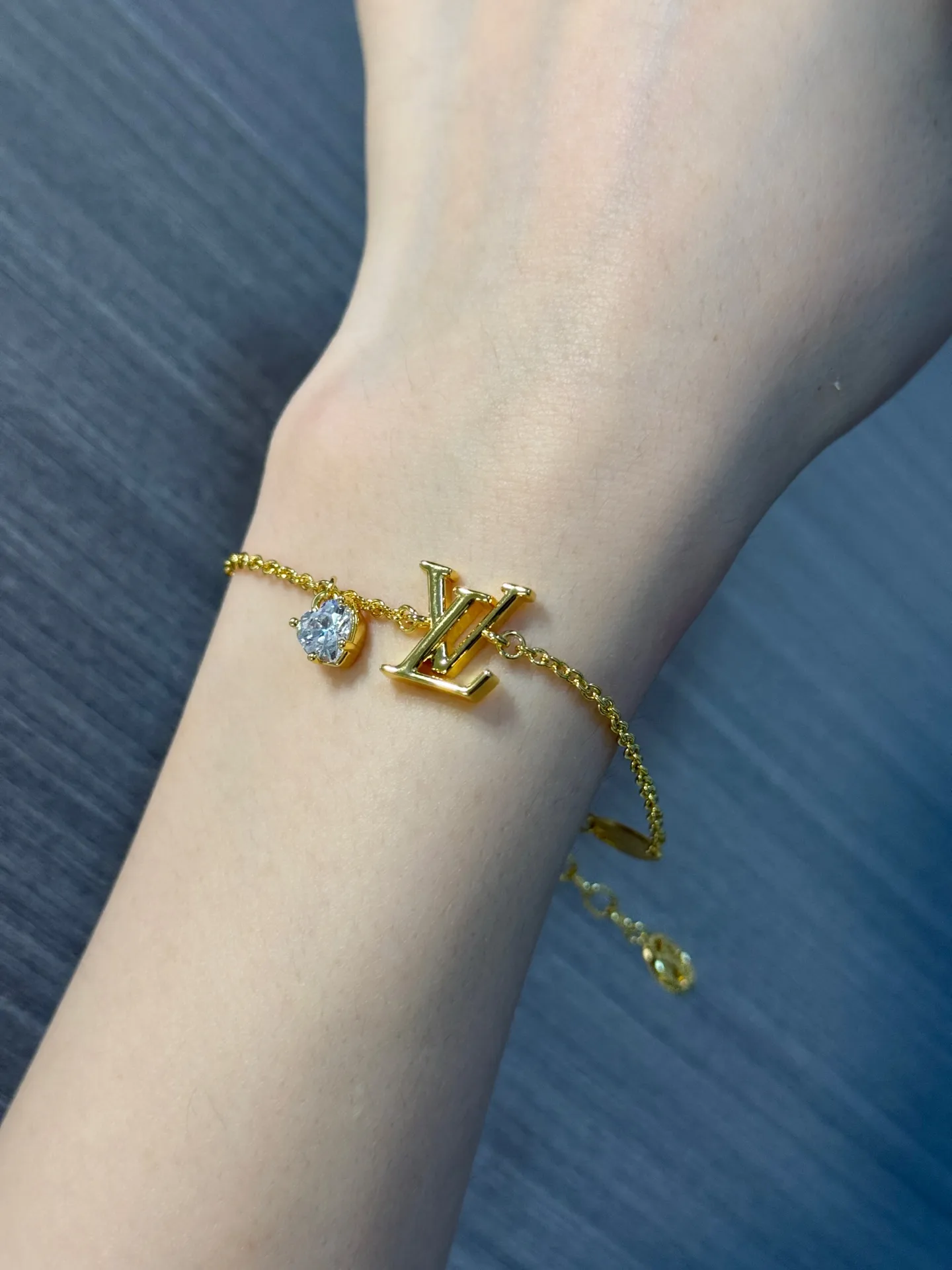Flowergram Heart Charm Chain Bracelet D13517479 — view 8