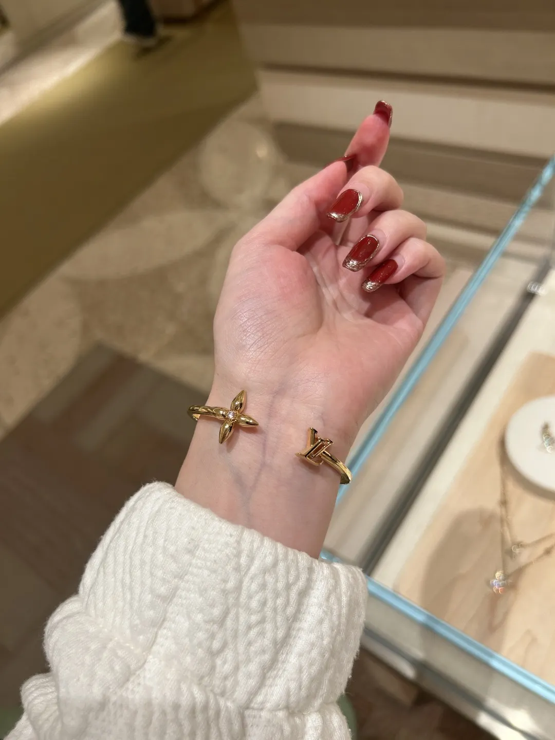 Flowergram Crystal Monogram Bangle D16017623 — view 8