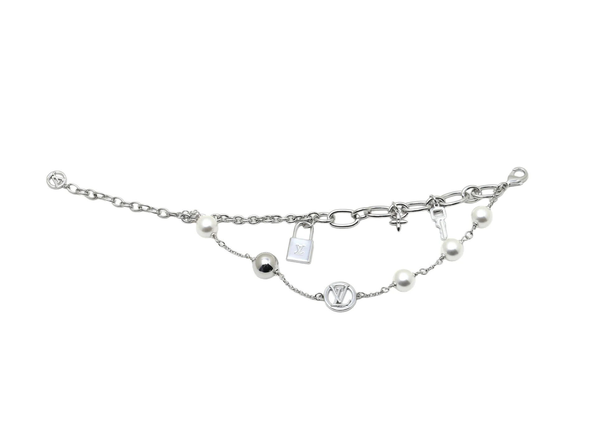 Mix Chains Monogram Charm Bracelet D15517514