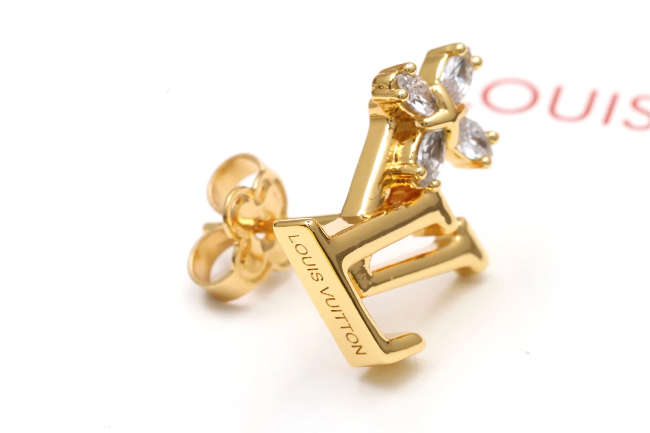 Flowergram Crystal Logo Stud Earrings D13517699 — view 7