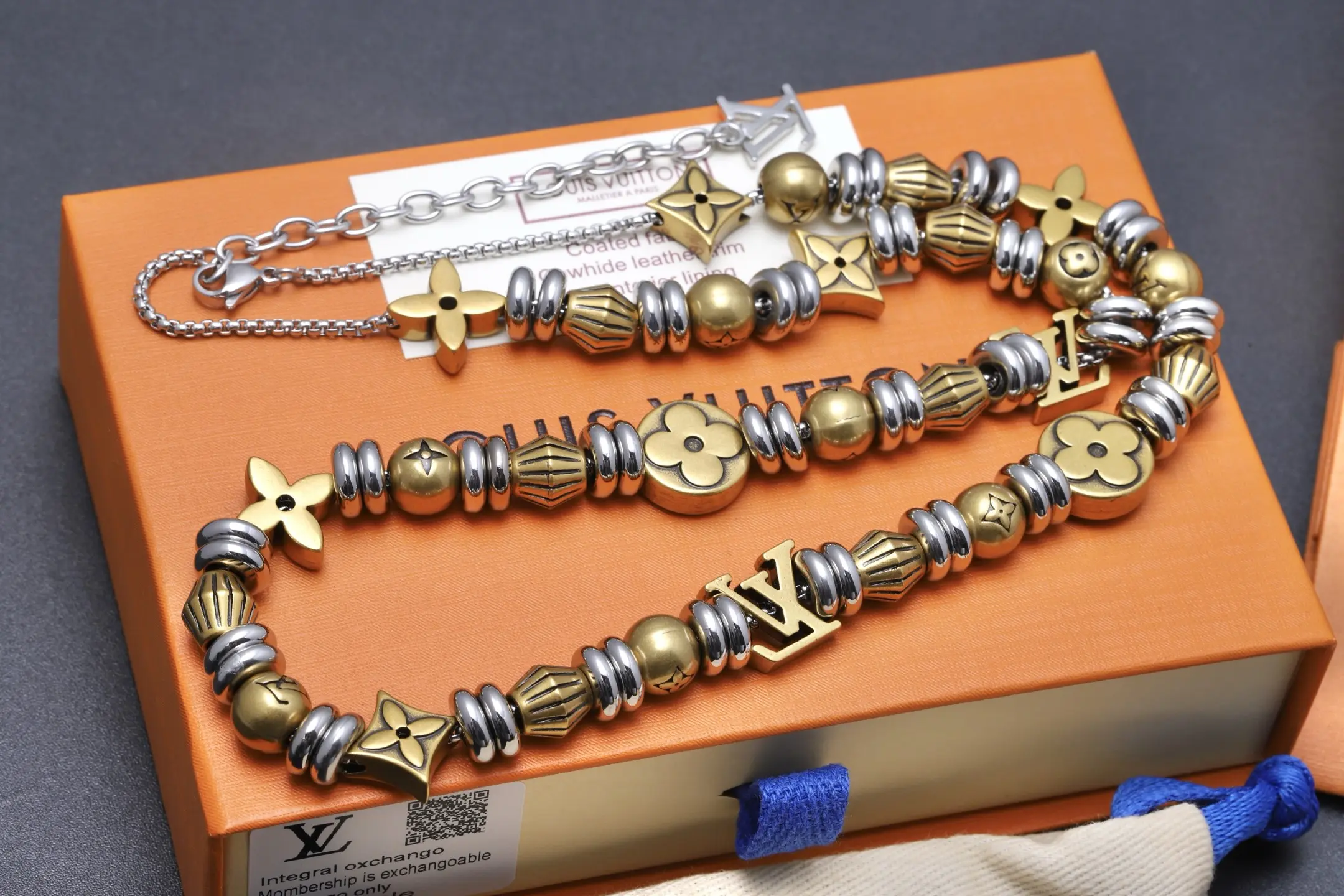 LV Iconic Monogram Flower Beaded Necklace D16016778 — view 7