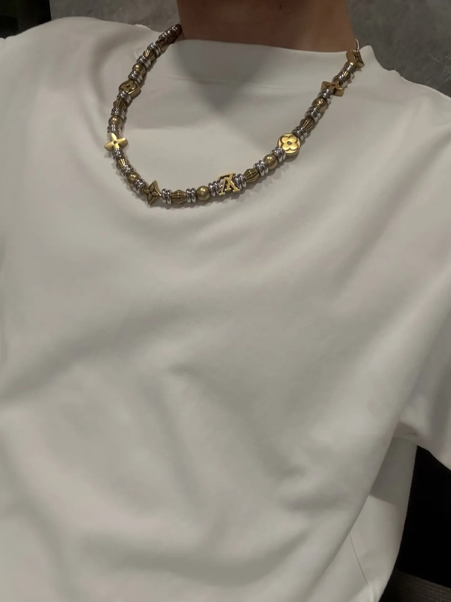 LV Iconic Monogram Flower Beaded Necklace D16016778 — view 8