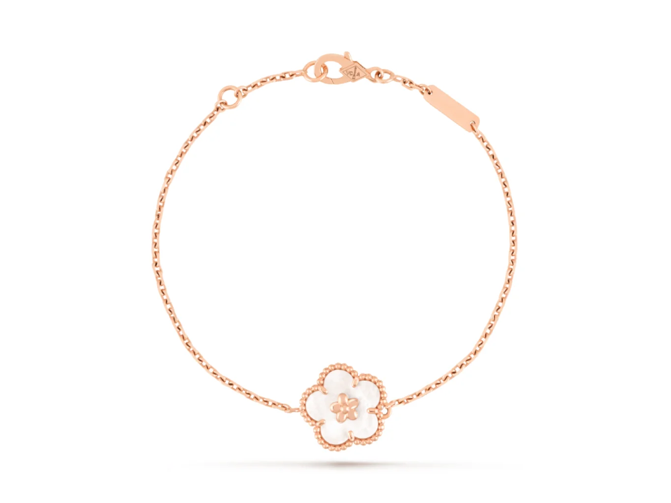 Sweet Alhambra Mother-of-Pearl Bracelet (Sterling Silver) D19516950