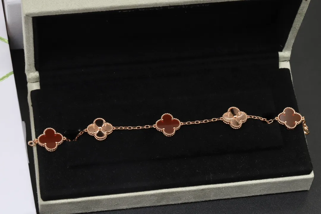 Vintage Alhambra 5-Motif Bracelet (Sterling Silver) D30016634