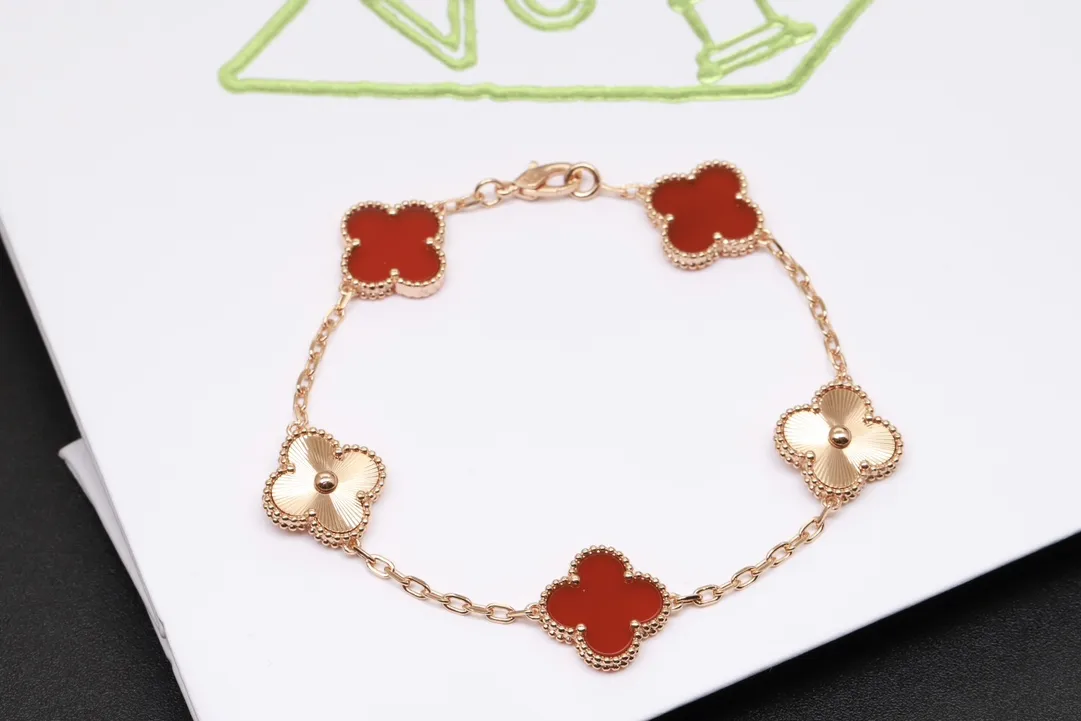 Vintage Alhambra 5-Motif Bracelet (Sterling Silver) D30016634 — view 3
