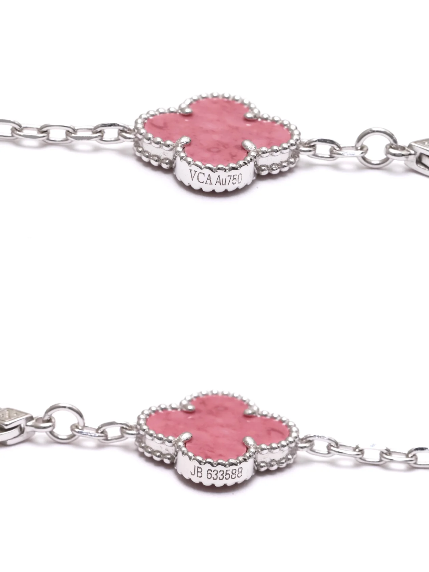 Vintage Alhambra 5-Motif Bracelet (Sterling Silver) D31016648 — view 7