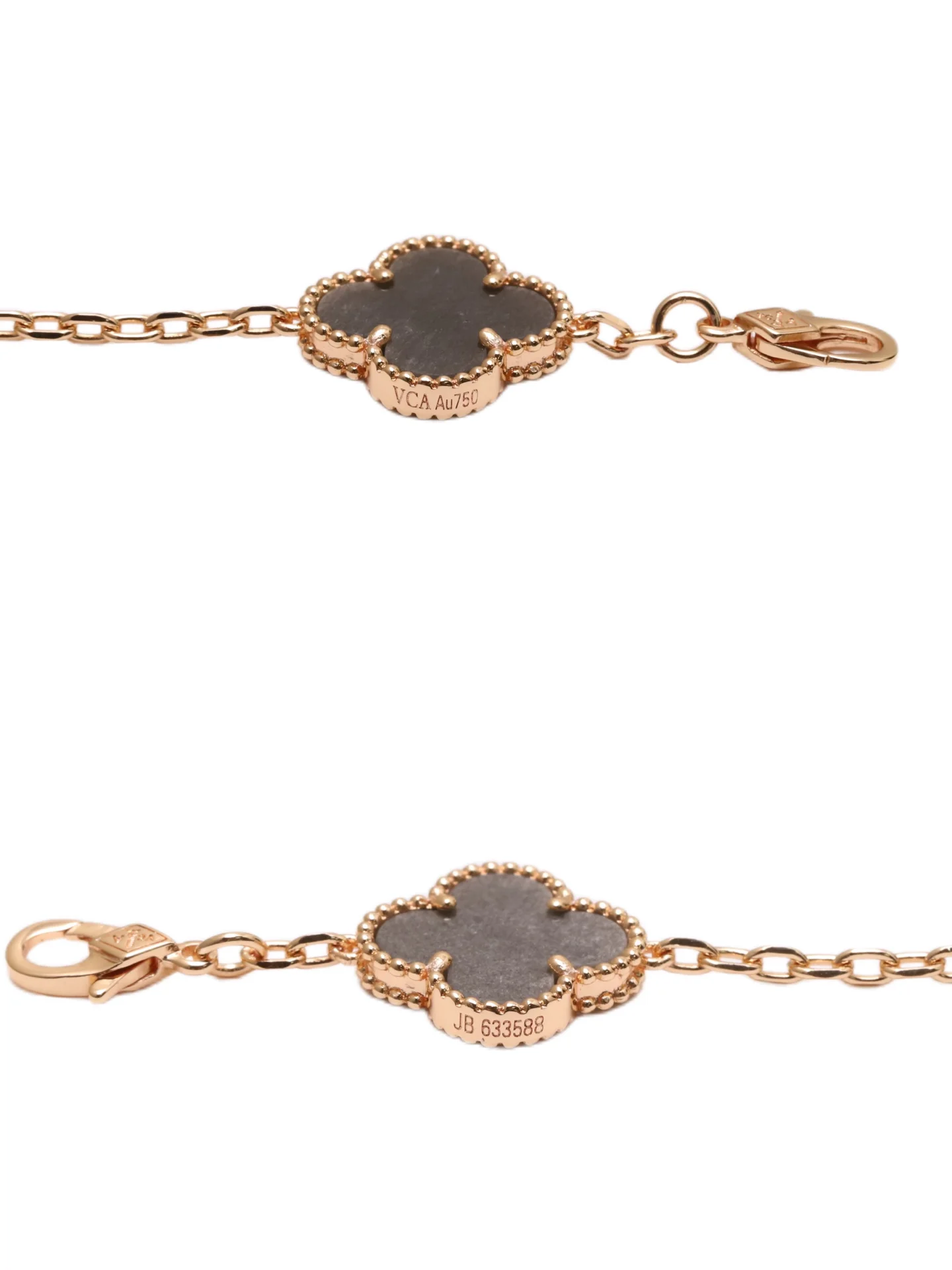 Vintage Alhambra 5-Motif Bracelet (Sterling Silver) D31016652 — view 7