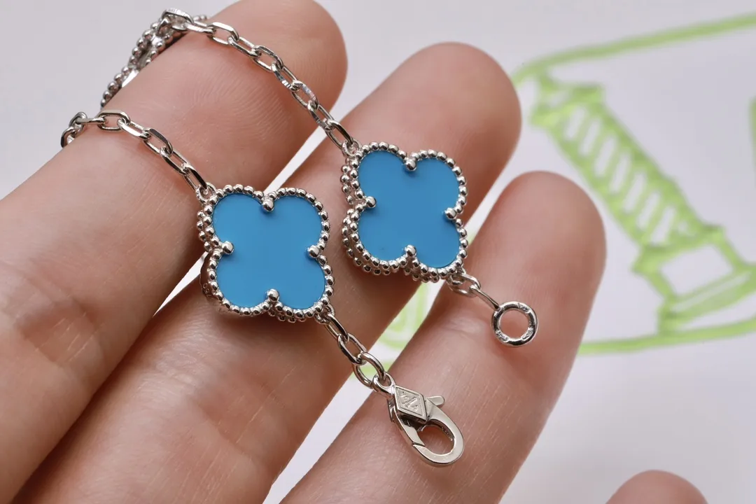 Vintage Alhambra 5-Motif Bracelet (Sterling Silver) D29016640 — view 4